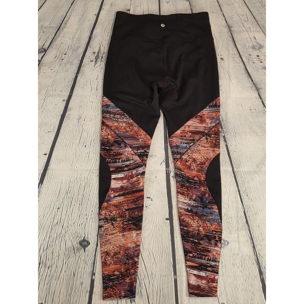 Lululemon Sweat & Repeat Tight *28"Black / Dahliascape Multi - Picture 3 of 6